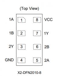 DIODES INC 74LVC2G08HD4-7