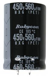 RUBYCON 450HXG68MEFCSN22X25